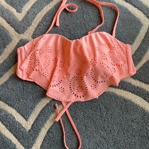 Ruffle Bandeau Bikini Top
